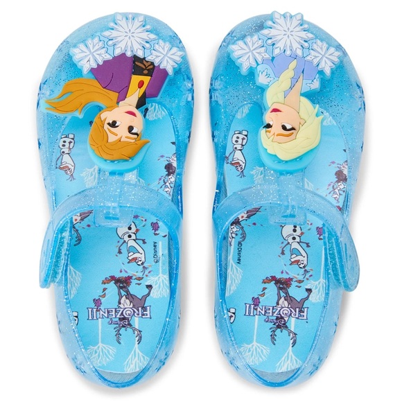 NWT FROZEN ELSA/ANNA JELLY SHOES SZ12 - Picture 1 of 5